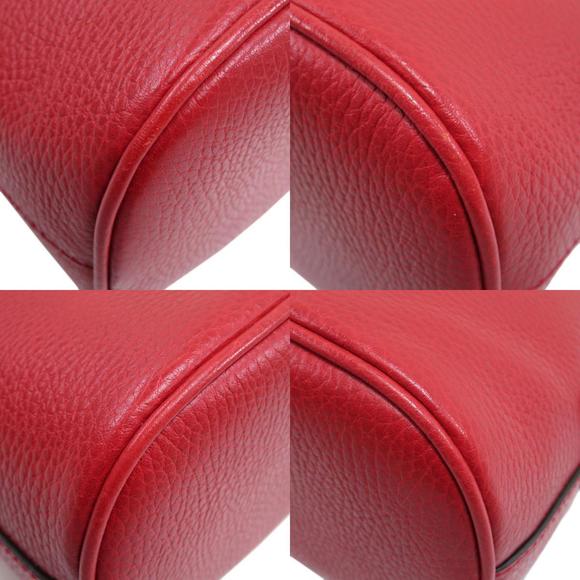 Gucci Outlet 2way Handbag Leather Ladies Red - Picture 9 of 9